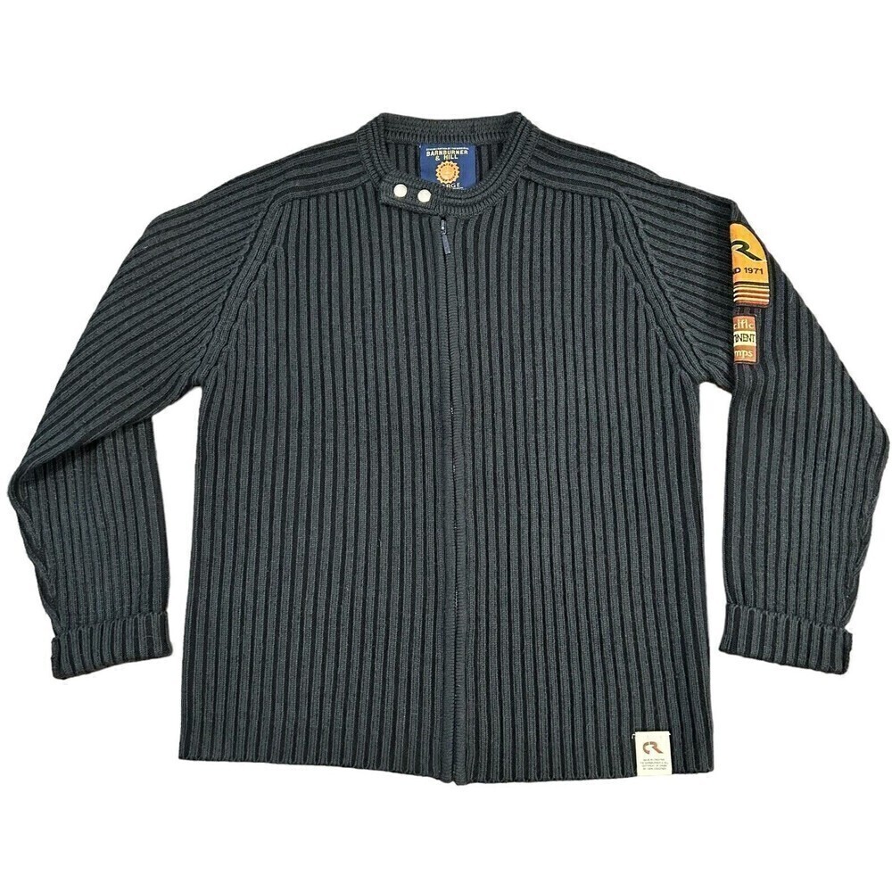 Barnburner  Hill Mens Sweater Vintage Sz L Cr Brand 1971 Paris France A1183
